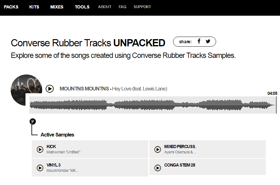 Rubber Tracks Sample Library